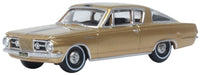 Oxford Diecast 87PB65001 HO Scale (1:87) 1965 Plymouth Barracuda - Gold
