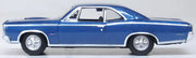 Oxford Diecast 87PG66001 HO Scale (1:87) 1966 Pontiac GTO - Fontaine Blue