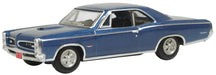 Oxford Diecast 87PG66001 HO Scale (1:87) 1966 Pontiac GTO - Fontaine Blue