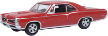 Oxford Diecast 87PG66002 HO Scale (1:87) 1966 Pontiac GTO - Red