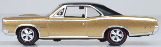 Oxford Diecast 87PG66003 HO Scale (1:87) 1966 Pontiac GTO - Bronze/Black