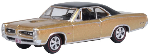 Oxford Diecast 87PG66003 HO Scale (1:87) 1966 Pontiac GTO - Bronze/Black