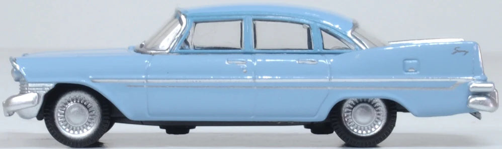 Oxford Diecast 87PS59003 HO Scale (1:87) 1959 Plymouth Savoy Sedan - Powder Blue