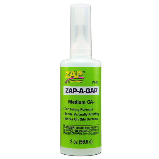 Pacer PT-01 ZAP A Gap CA+ Glue, 2 oz