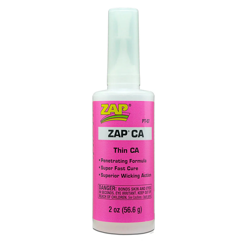 Pacer PT-07 ZAP CA Glue, 2 oz