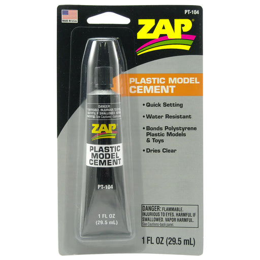 Pacer PT-104 Zap Plastic Model Cement, 1oz