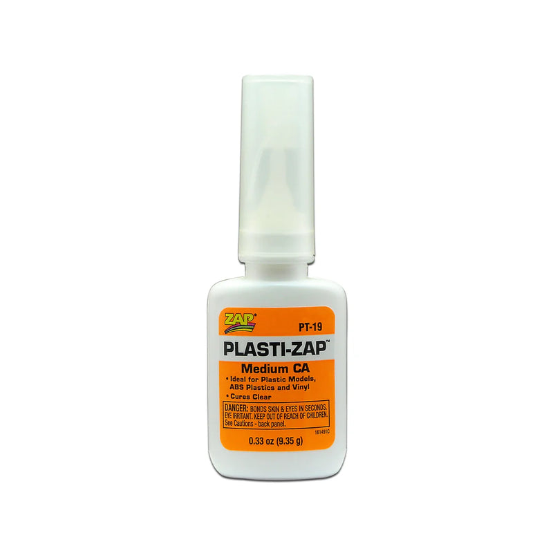 Pacer PT-19 ZAP Plasti Zap CA++ Glue, 1/3 oz