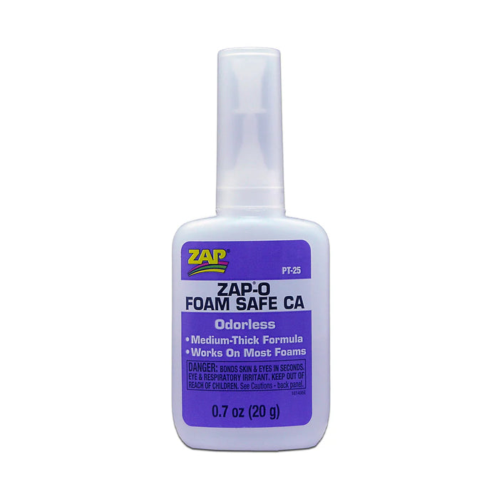 Pacer PT-25 ZAP-O Foam Safe CA Glue, .7 oz