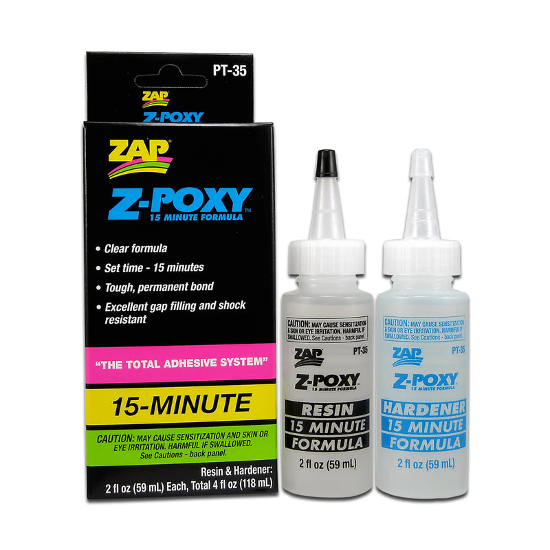 Pacer PT-35 Zap Z-Poxy 15 Minute Epoxy
