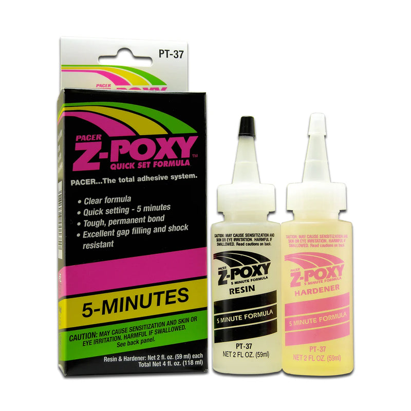 Pacer PT-37 ZAP 5 Min Z-Poxy, 4 oz