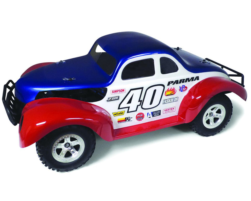 Parma PSE 1254 Parma PSE 1/10 '40 Street Stock Coupe Short Course Clear Body