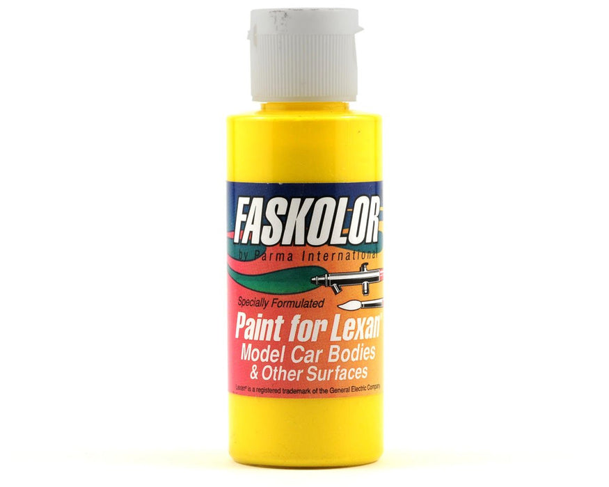 Parma PSE 40002 Parma PSE Faskolor Water Based Airbrush Paint for Lexan - Fasyellow (2oz)