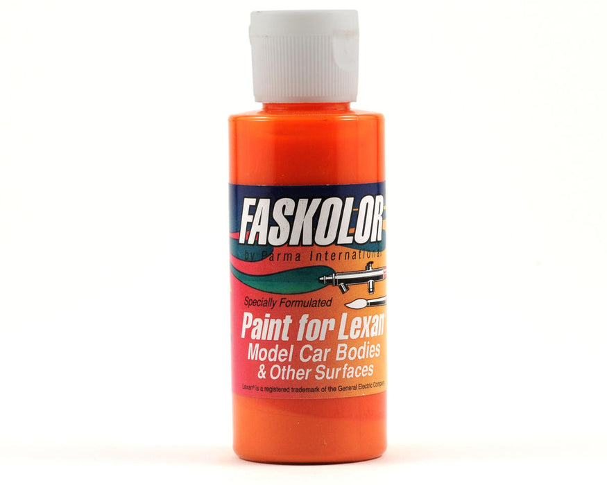 Parma PSE 40007 Parma PSE Faskolor Water Based Airbrush Paint for Lexan - Fasorange (2oz)