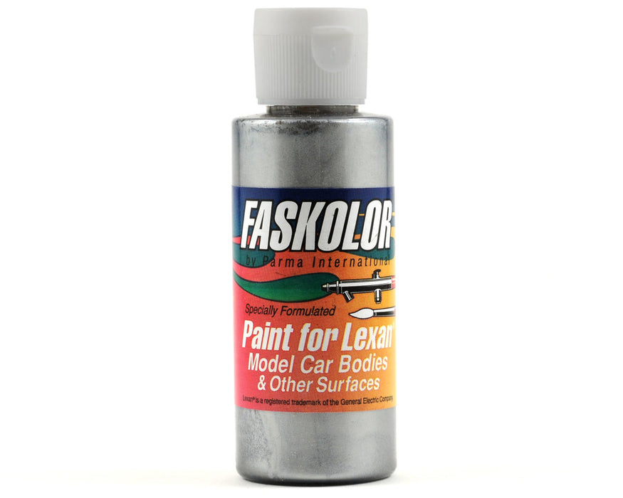 Parma PSE 40050 Parma PSE Faskolor Water Based Airbrush Paint for Lexan - Faspearl Silver (2oz)