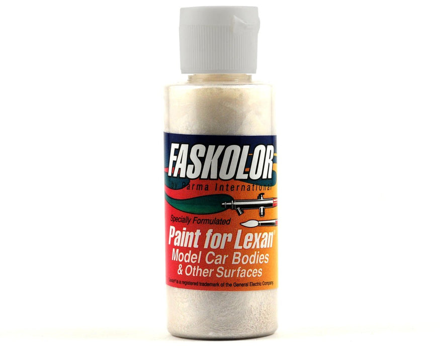 Parma PSE 40051 Parma PSE Faskolor Water Based Airbrush Paint for Lexan - Faspearl White (2oz)