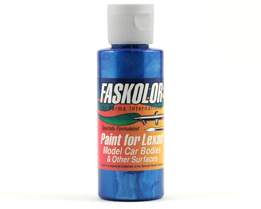 Parma PSE 40055 Parma PSE Faskolor Water Based Airbrush Paint for Lexan - Faspearl Blue (2oz)