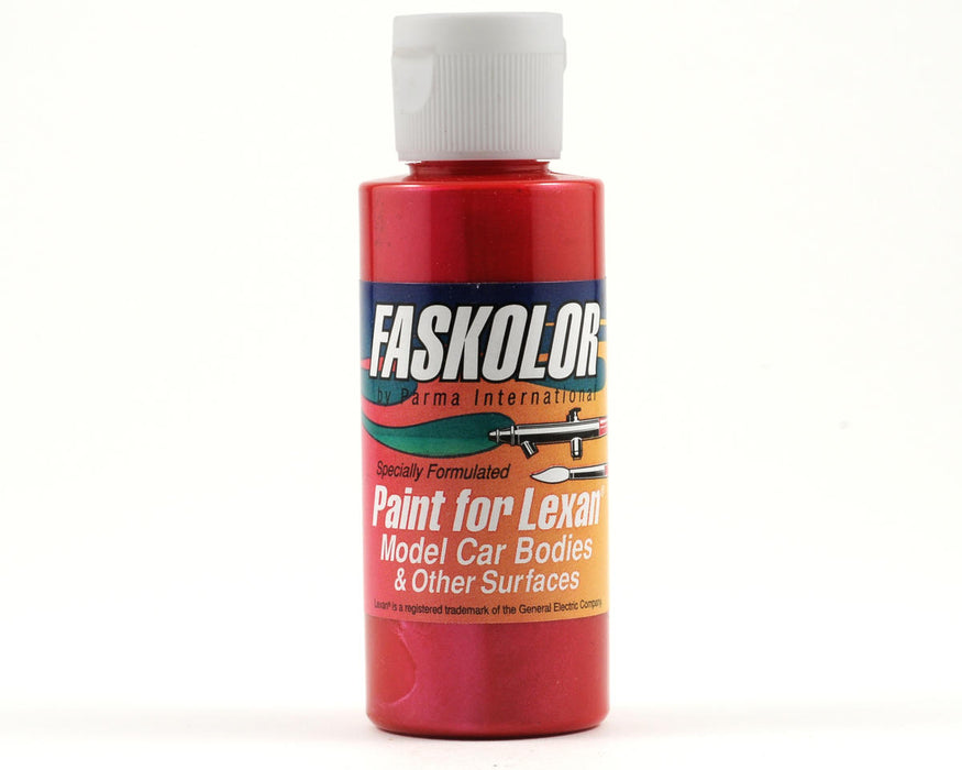 Parma PSE 40056 Parma PSE Faskolor Water Based Airbrush Paint for Lexan - Faspearl Red (2oz)