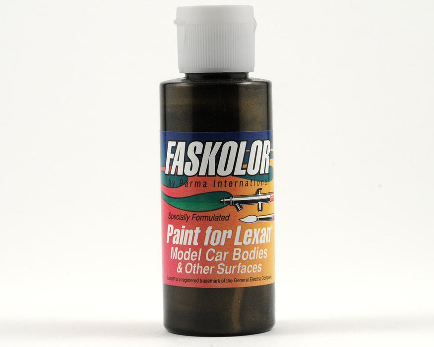 Parma PSE 40058 Parma PSE Faskolor Water Based Airbrush Paint for Lexan - Faspearl Black (2oz)