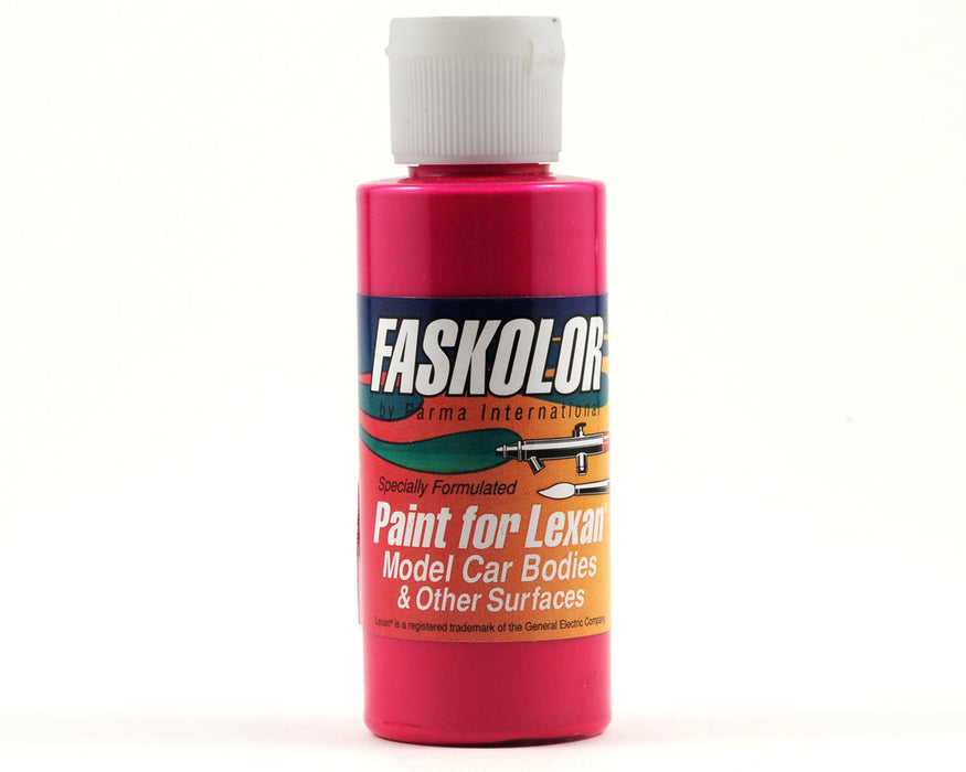 Parma PSE 40102 Parma PSE Faskolor Water Based Airbrush Paint for Lexan - Fasflourescent Razberry (2oz)