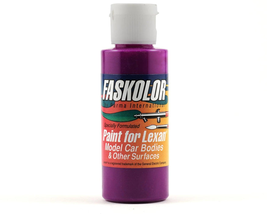 Parma PSE 40108 Parma PSE Faskolor Water Based Airbrush Paint for Lexan - Fasflourescent Violet (2oz)