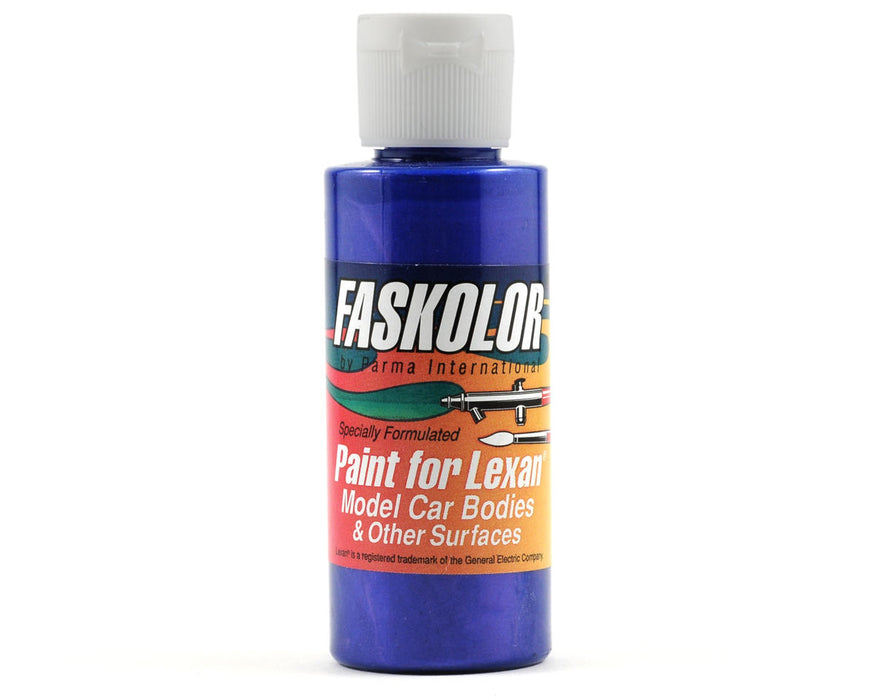 Parma PSE 40151 Parma PSE Faskolor Water Based Airbrush Paint for Lexan - Fasescent Blue (2oz)