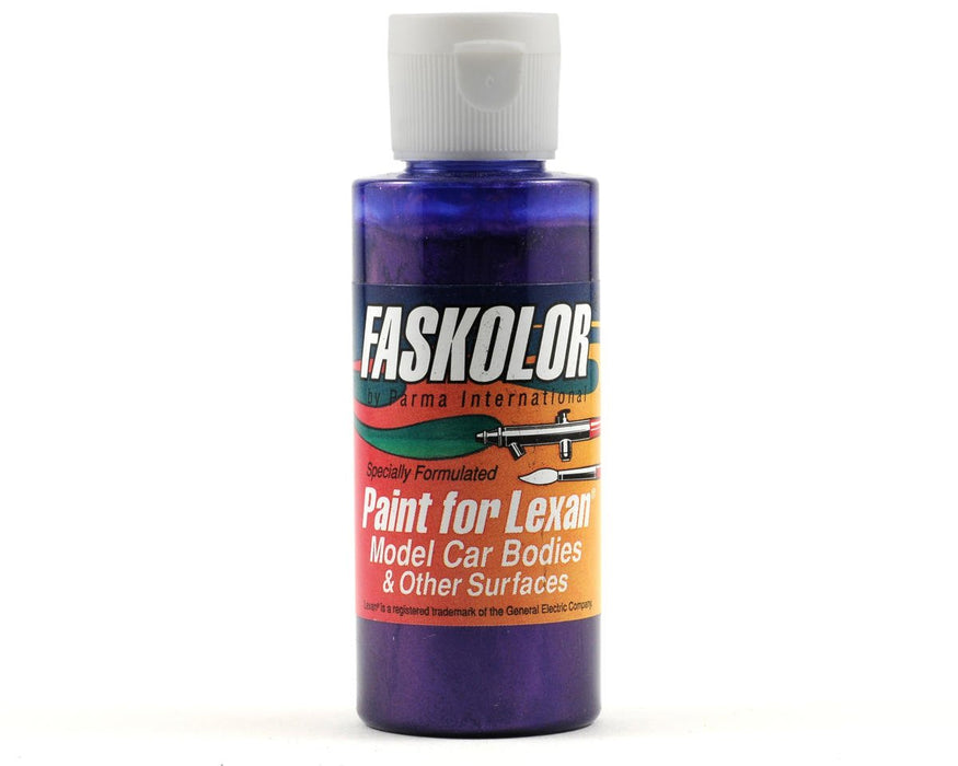 Parma PSE 40152 Parma PSE Faskolor Water Based Airbrush Paint for Lexan - Fasescent Purple (2oz)