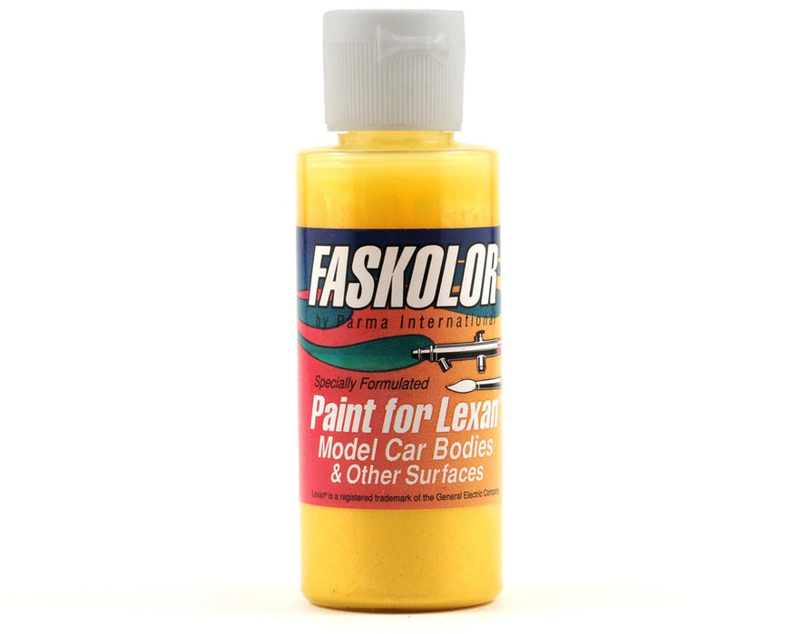 Parma PSE 40154 Parma PSE Faskolor Water Based Airbrush Paint for Lexan - Fasescent Yellow (2oz)