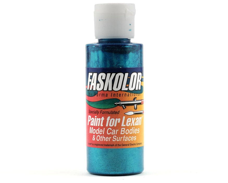 Parma PSE 40156 Parma PSE Faskolor Water Based Airbrush Paint for Lexan - Fasescent Turquoise (2oz)