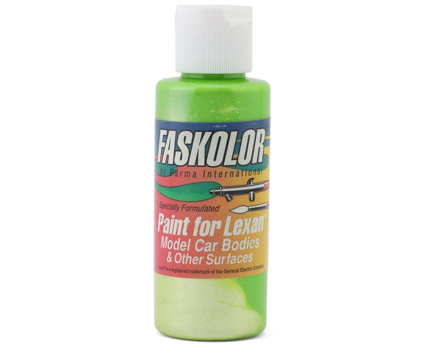 Parma PSE 40301 Parma PSE Faskolor Water Based Airbrush Paint for Lexan - Faspearl Key Lime (2oz)