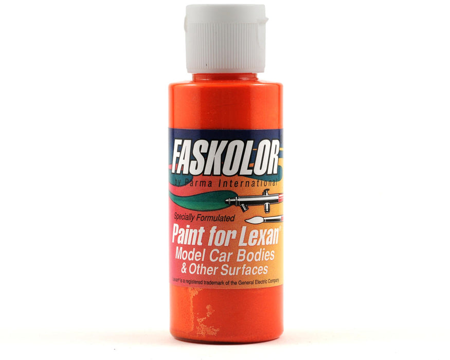 Parma PSE 40302 Parma PSE Faskolor Water Based Airbrush Paint for Lexan - Faspearl Orange (2oz)