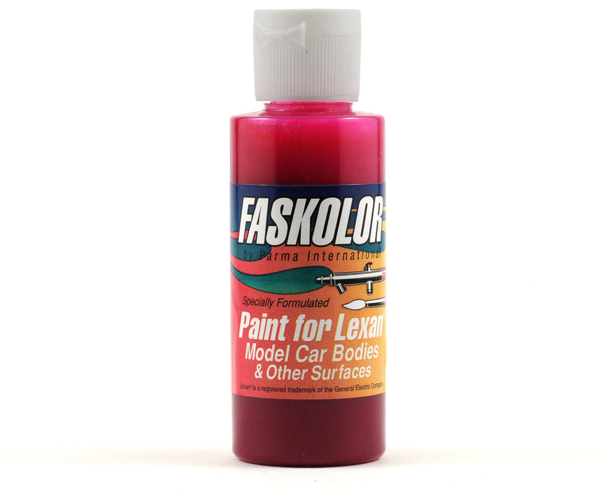 Parma PSE 40308 Parma PSE Faskolor Water Based Airbrush Paint for Lexan - Faslucent Pink (2oz)