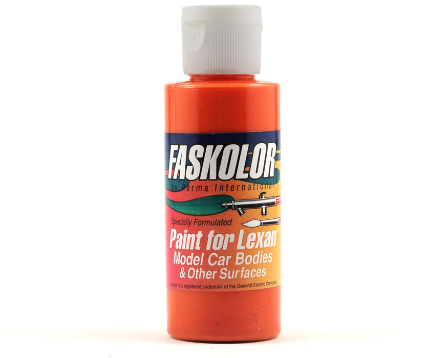 Parma PSE 40309 Parma PSE Faskolor Water Based Airbrush Paint for Lexan - Faslucent Orange (2oz)