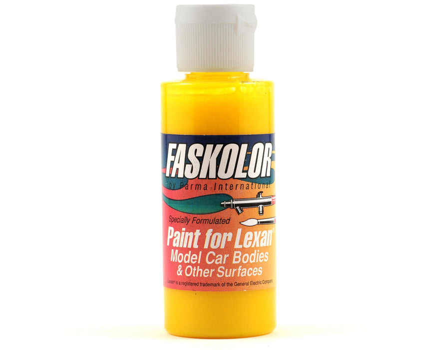 Parma PSE 40310 Parma PSE Faskolor Water Based Airbrush Paint for Lexan - Faslucent Yellow (2oz)