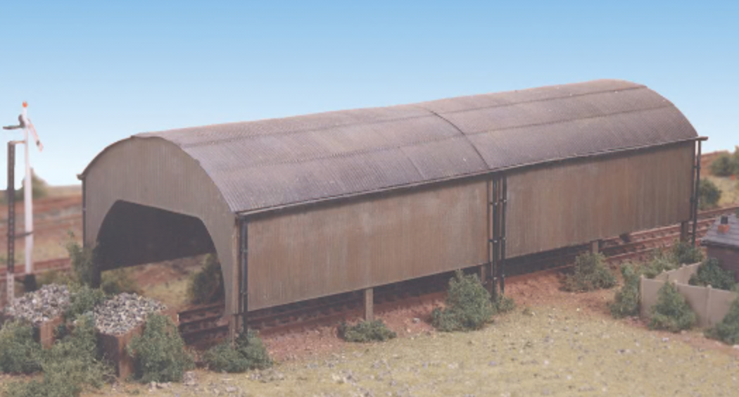 Peco 231 N Scale Carriage Shed Kit