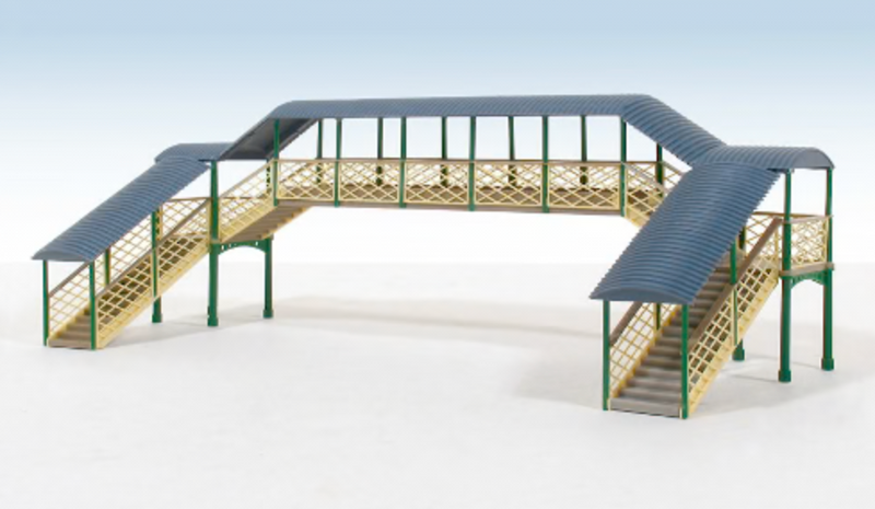 Peco 248 N Scale Modular Covered Footbridge Kit