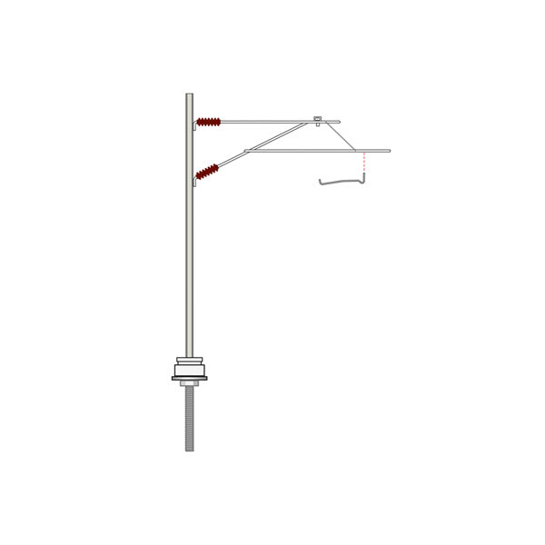 Peco Lineside LC-110 HO Scale Catenary Mast