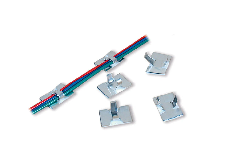 Peco Lectrics PL-37 Self Adhesive Universal Cable Clips (20 Pack)