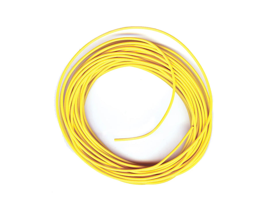 Peco Lectrics PL-38Y Yellow 7.5m 16 Strand 3 Amp Electrical Wire