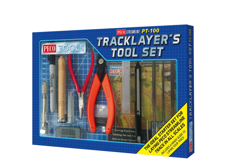 Peco PT-100 Track Layer’s Tool Set