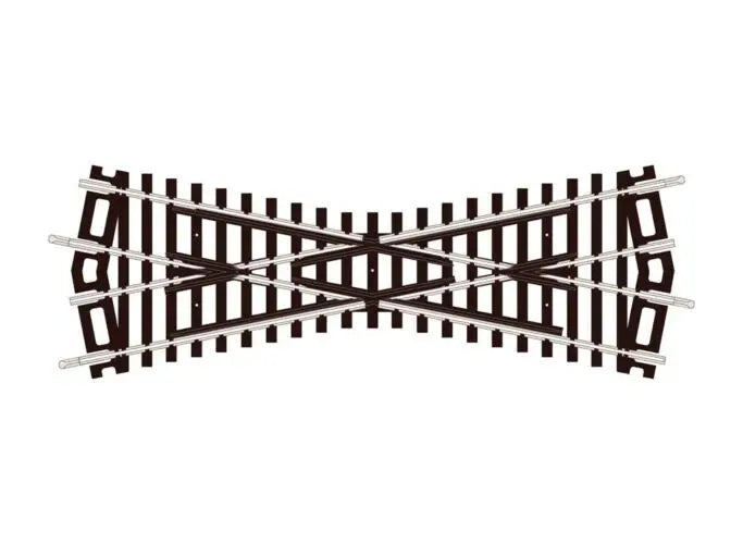 Peco Setrack ST-250 HO Scale Code 100 Track Medium Radius Insulfrog Crossing