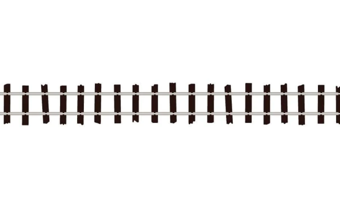 Peco SL-400 HOe Scale Code 80 36" Branch Line Narrow Gauge Flex Track with Wooden Ties (Single)
