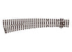 Peco SL-87 HO Scale Code 100 Track Electrofrog Curved Insulfrog Double Radius Left-Hand Turnout - NOS