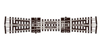 Peco Streamline SL-390F N Scale Code 55 Insulfrog Double Slip Turnout