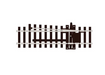 Peco Streamline SL-84 HO Scale Code 100 Track Right-Hand Split Rail De-rail