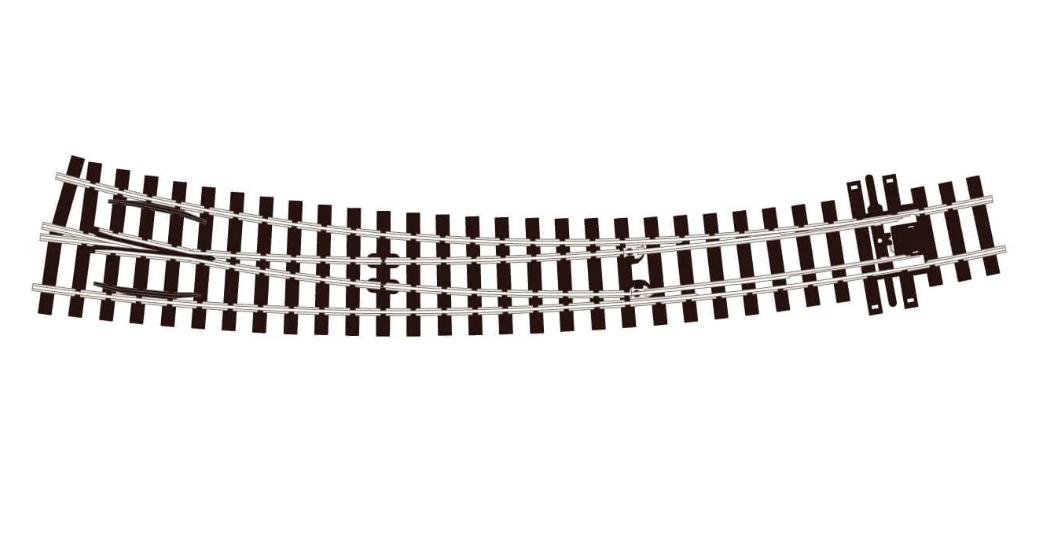 Peco Streamline SL-E1486 HOm Scale Code 75 Track Electrofrog Curved Right Hand Turnout (NOS)