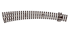 Peco Streamline SL-E1487 HOm Scale Code 75 Track Electrofrog Curved Left Hand Turnout (NOS)