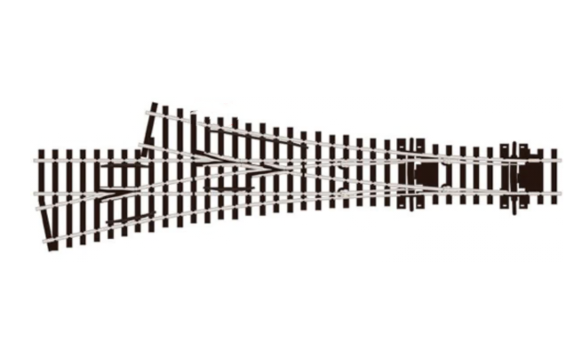 Peco Streamline SL-E199 HO Scale Code 75 Track Electrofrog Asymmetrical 3-Way Turnout