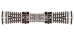 Peco Streamline SL-E380F N Scale Code 55 Electrofrog Single Slip Turnout