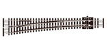 Peco Streamline SL-E389F N Scale Code 55 Electrofrog Large Left Hand Turnout