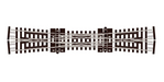 Peco Streamline SL-E390F N Scale Code 55 Electrofrog Double Slip Turnout